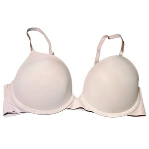 Tahari Bra Womens 36C Beige Demi Cup Adjustable Straps Comfort Everyday Intimate